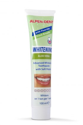 Альпен Дент відбілююча зубна паста з алое вера